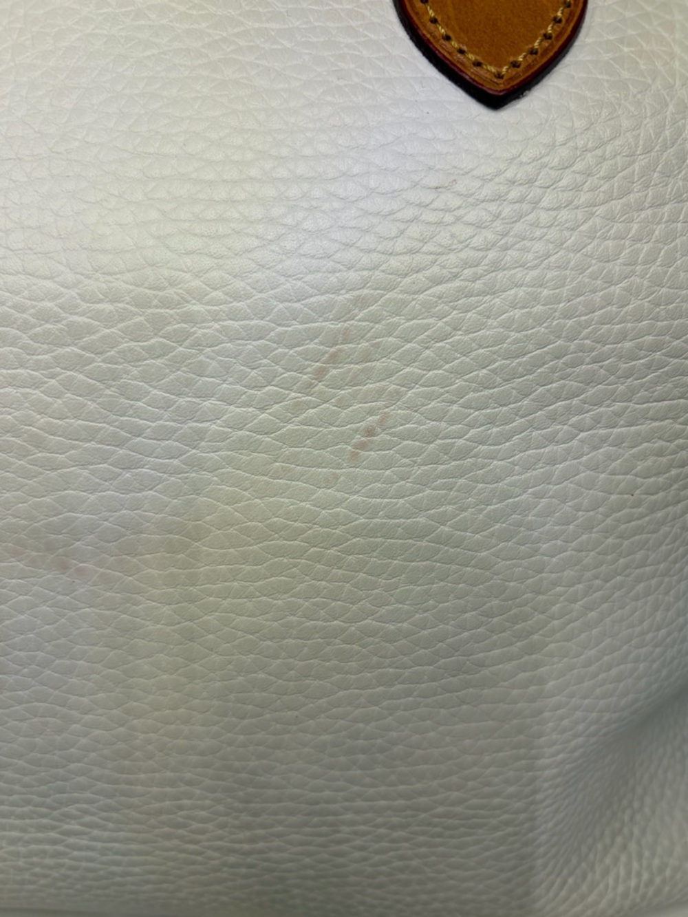 Dooney & Bourke White and Tan Leather Satchel Shoulder/ CrossBody - Picture 9 of 14